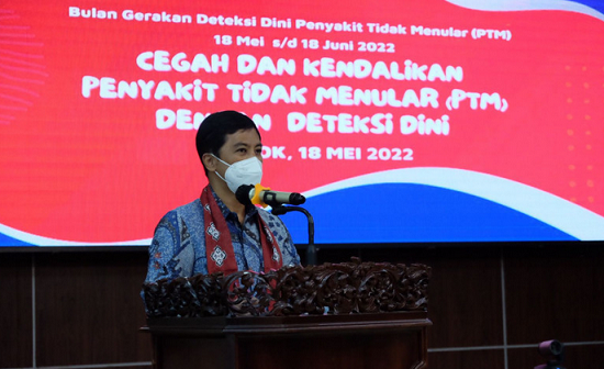 Depok Jadi Lokasi Peluncuran Gerakan Deteksi Dini Penyakit Tidak Menular se-Jawa Bali