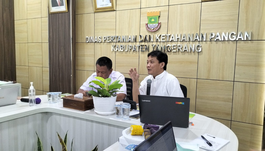 Dinas Pertanian dan Ketahanan Pangan Kabupaten Tangerang Kembangkan Sistem Pertanian Terpadu