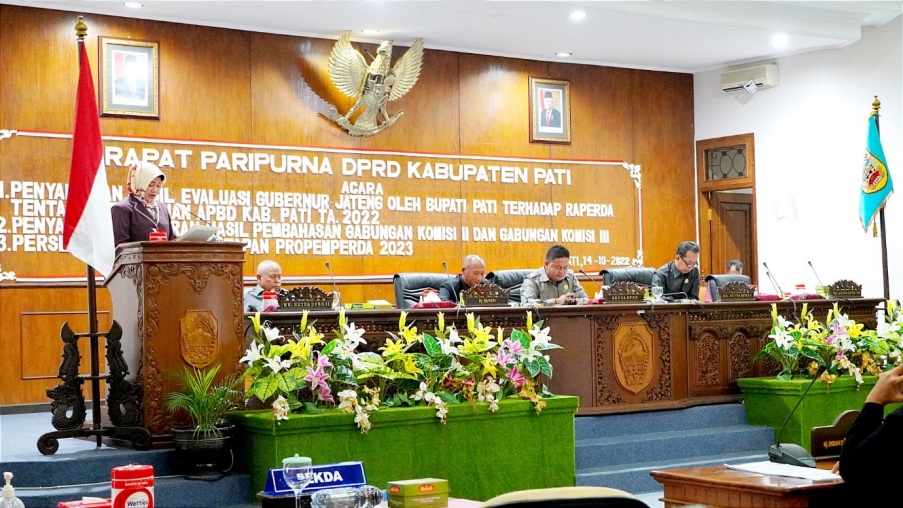 3 Agenda Utama Dibahas  dalam Rapat Paripurna DPRD Kabupaten Pati