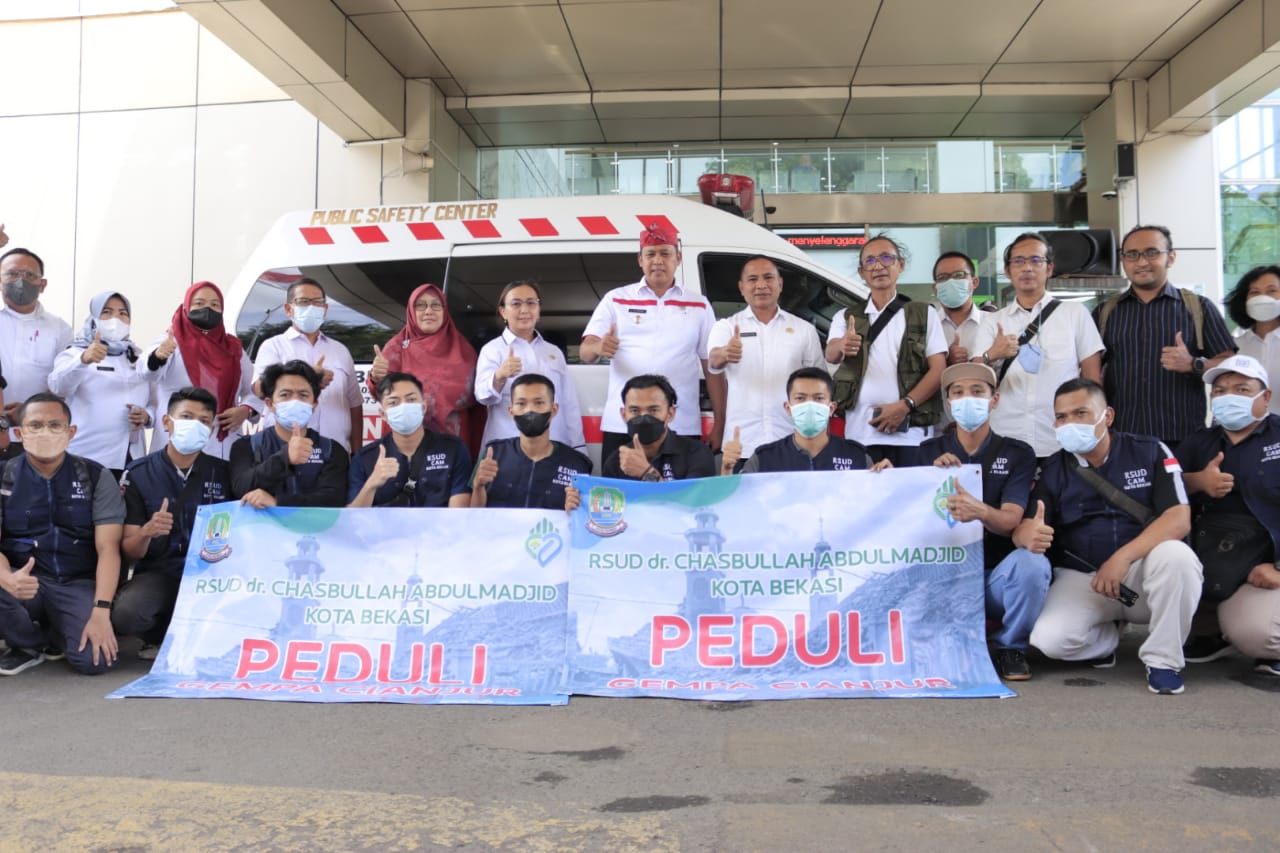 Pemkot Bekasi Kirim Personel Kesehatan & Tagana Bantu Penanganan Gempa Cianjur